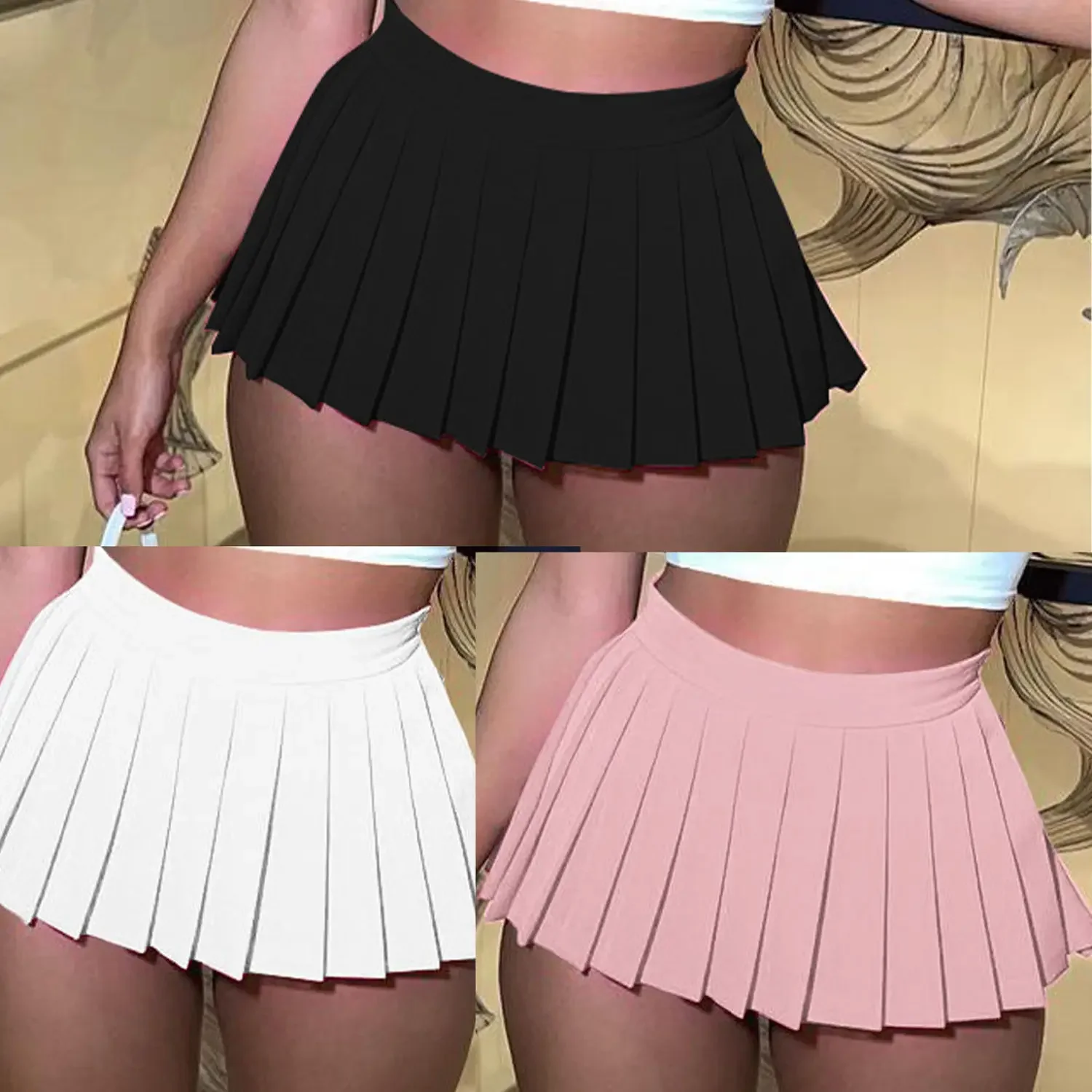

Chic Pleated Mini Skirt - High Waist A-Line Summer Skirt for Women, Cute & Sexy Style