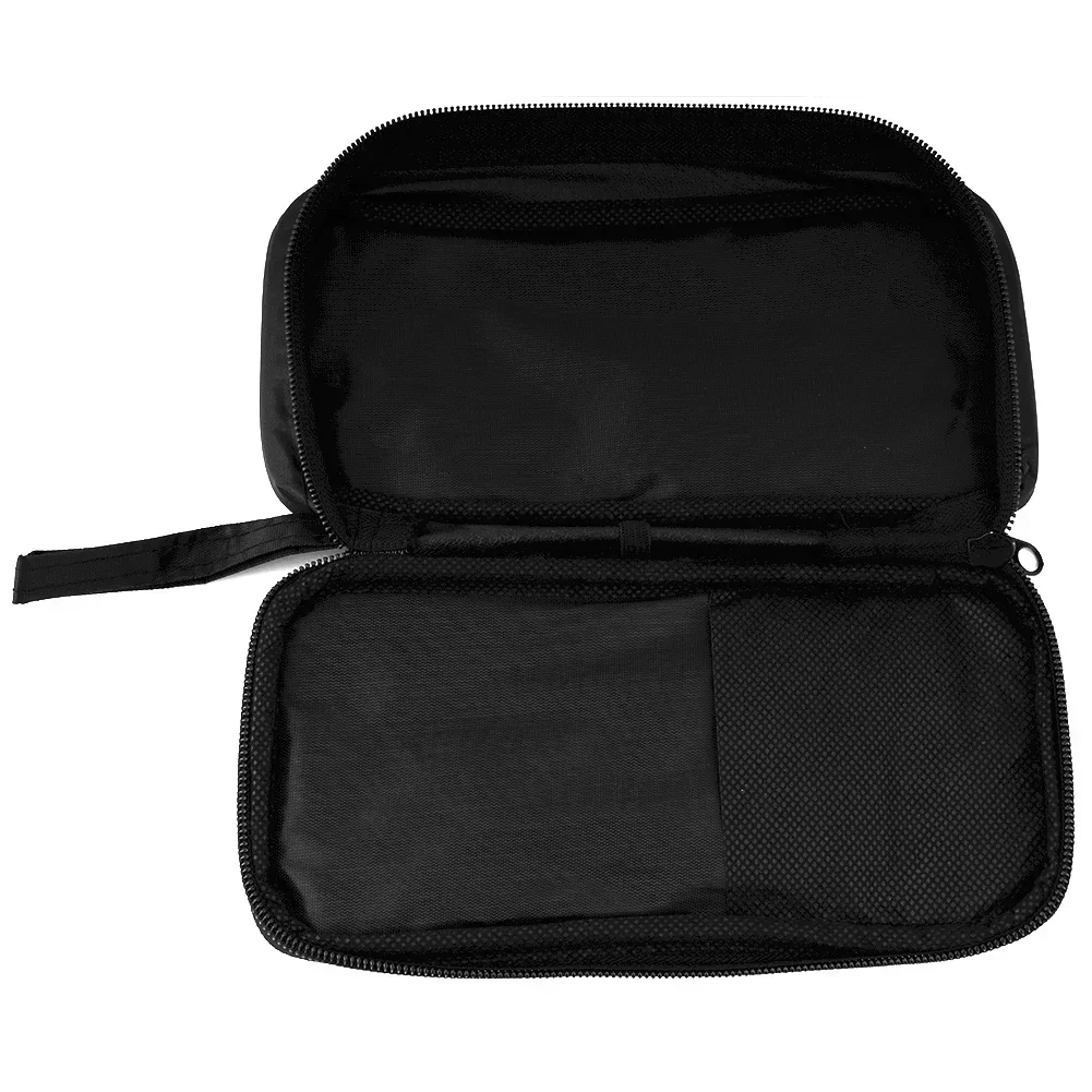 Bolsa para multímetro Digital, estuche rígido negro, bolsa de transporte impermeable a prueba de golpes con bolsillo de malla para proteger