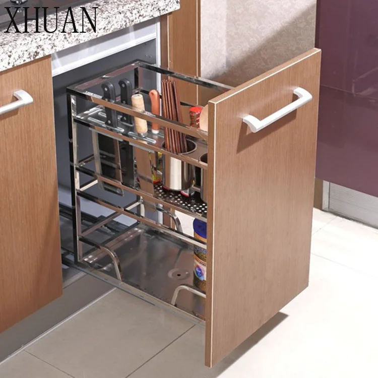 sv-China Suppliers Best Selling Stainless Steel Kitchen Cabinet Design Pull Out Sliding Basket！