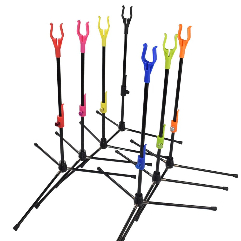 1pcs Archery New Recurve Bow Stand Easy Folding Removable Stander For Archery Hunting Shooting Outdoor Archery