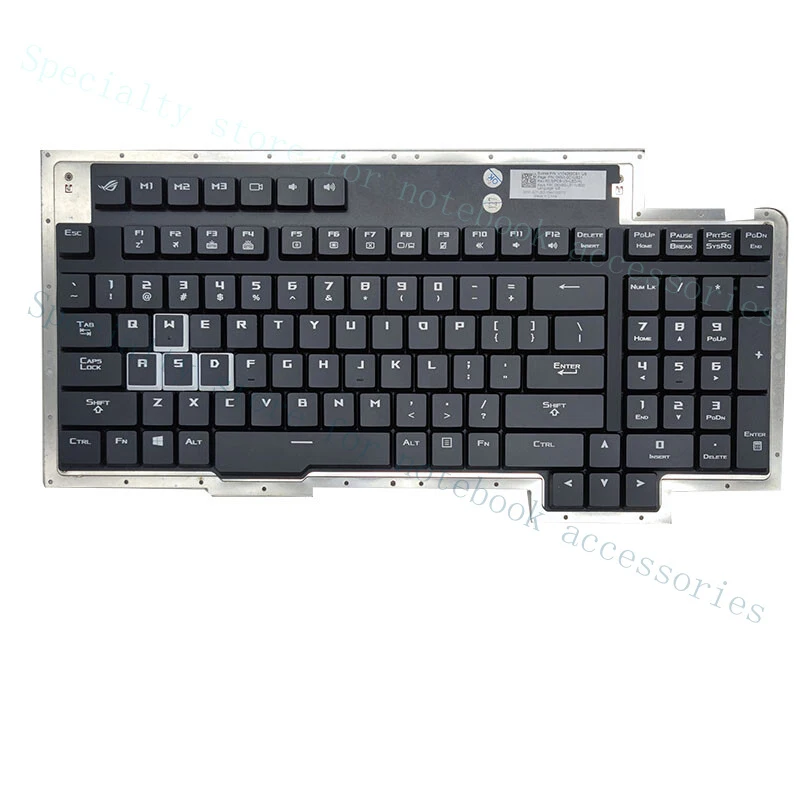 A+  Backlit Keyboard Replace for Asus ROG GX800 GX800V GX800VH US