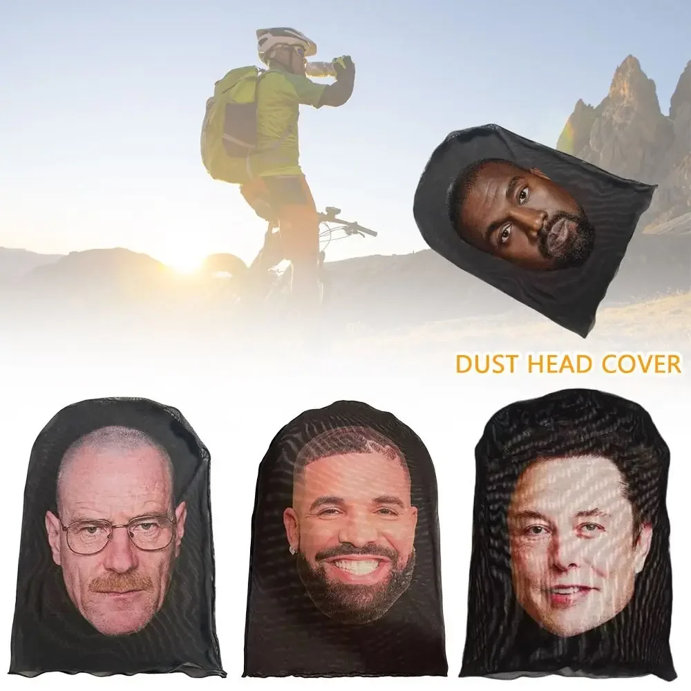 3D Seamless Magic Funny Celebrity Gesichtsmaske Unisex Bandana Tube Halstuch Gamasche Wärmer Gesichtsbedeckung Kopftuch Stirnband Kopfbedeckung