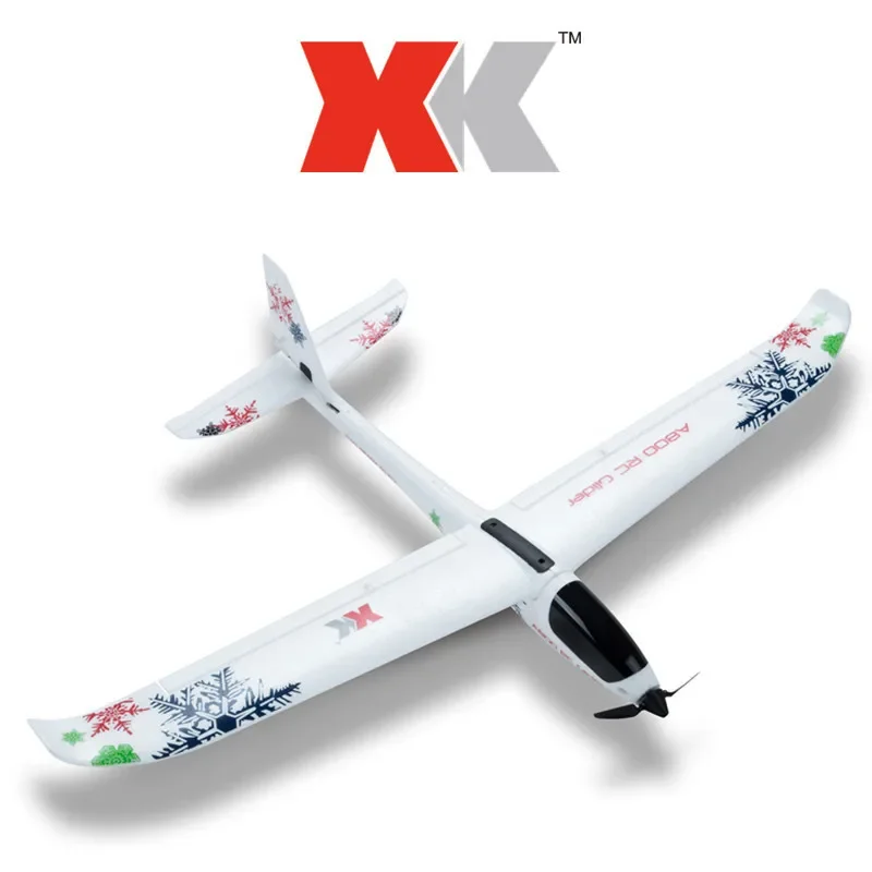 RC Plane XKA800 2.4GHz Remote Control Aircraft 5-Channel Fixed Wing Foam Glider Children's Electric Model Airplane Flying Toys