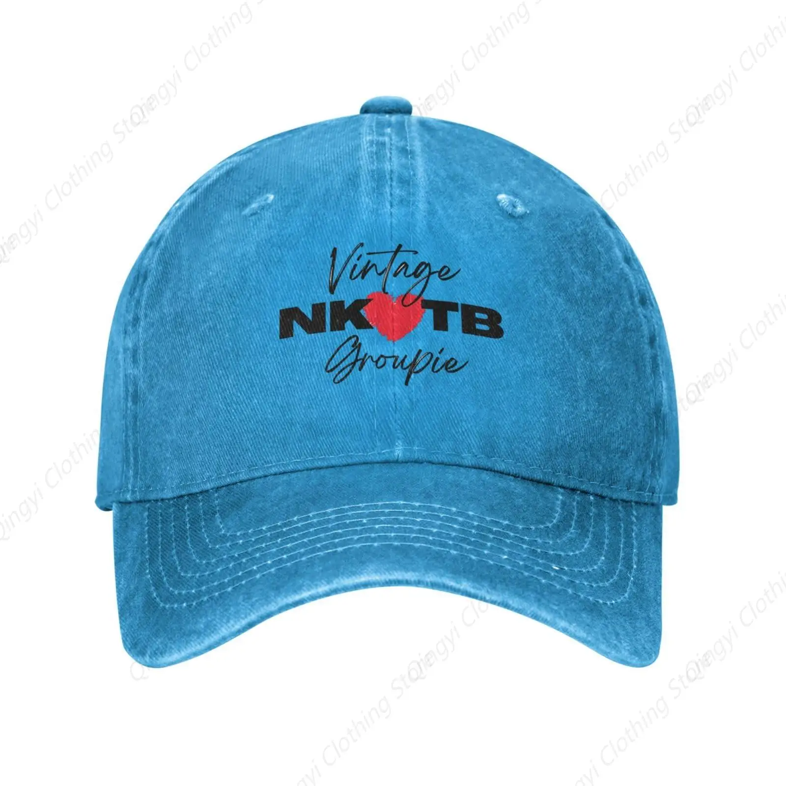 

Music Angel Hat Cap Graphic Baseball Caps Washed Denim Trucker Hat Men Women Casquette