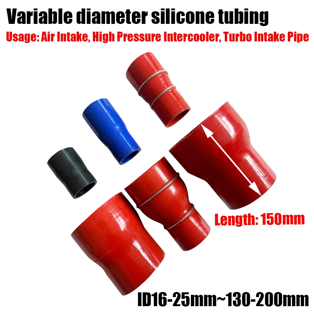 

Large and small variable diameter joint pressure resistant silicone intercooler pipe modification intake turbocharger hose