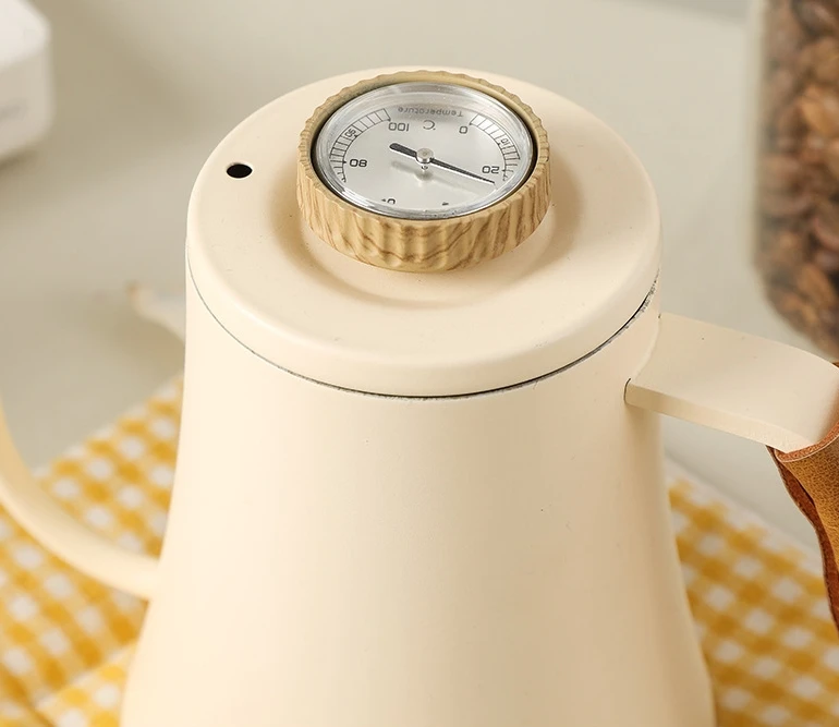 New Coffee Pot 304 Stainless Steel Coffee Hand-Poured Pot Drip-Type Narrow-Mouthed Pot Brewing Coffee Utensil 600ML