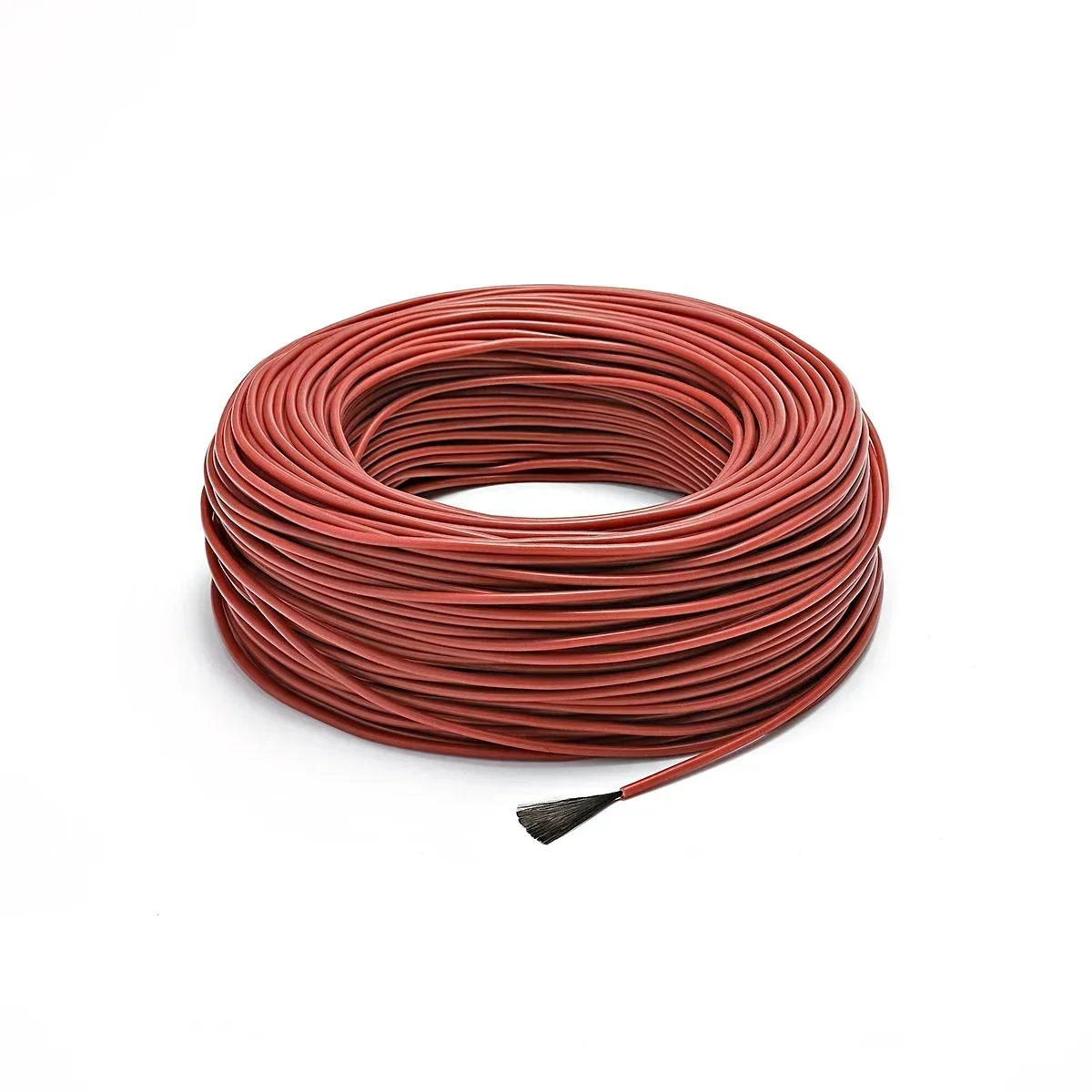 50 إلى 100 متر 12K كابل تسخين دافئ للأرضية 33ohm/m أسلاك تسخين من ألياف الكربون لفائف سلك التسخين