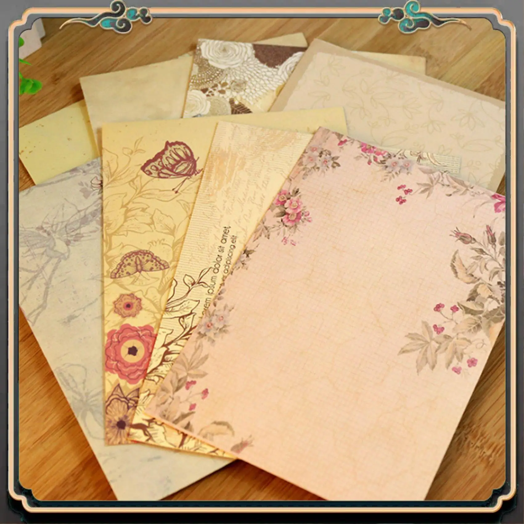 Reliable-80 Sheet Vintage Stationery Sets With Envelopes For Writing Letters