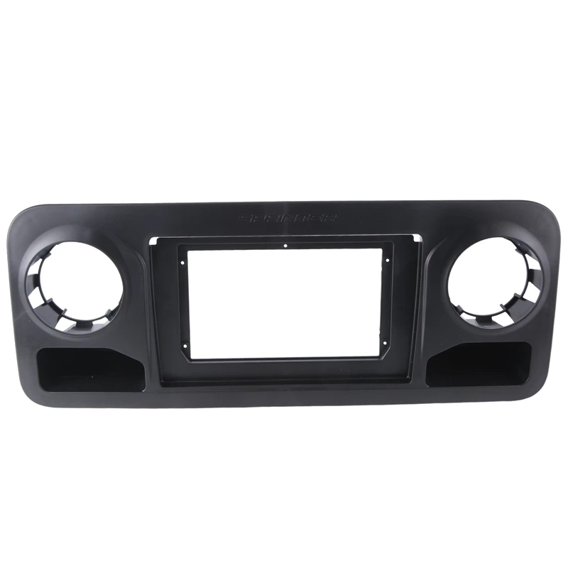 10.1 Inch Car Fascia Radio Panel for Mercedes Benz Sprinter 2018+ Dash Kit Install Facia Console Bezel Adapter Plate