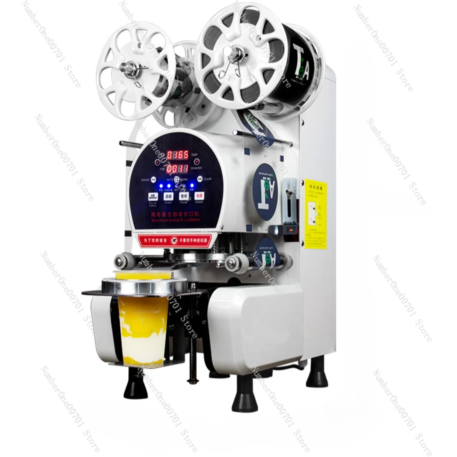 

Milky Tea Sealer Commercial Fully Automatic Cup Sealing Machine