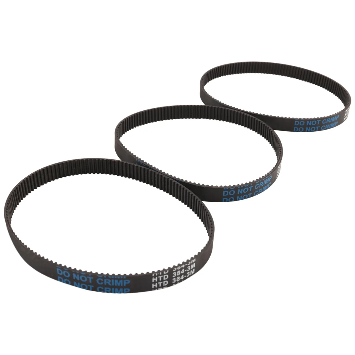 3Pcs 3M-384-12 Drive Belt for Electric Bike E-Bike Scooter MotorcycleJAS