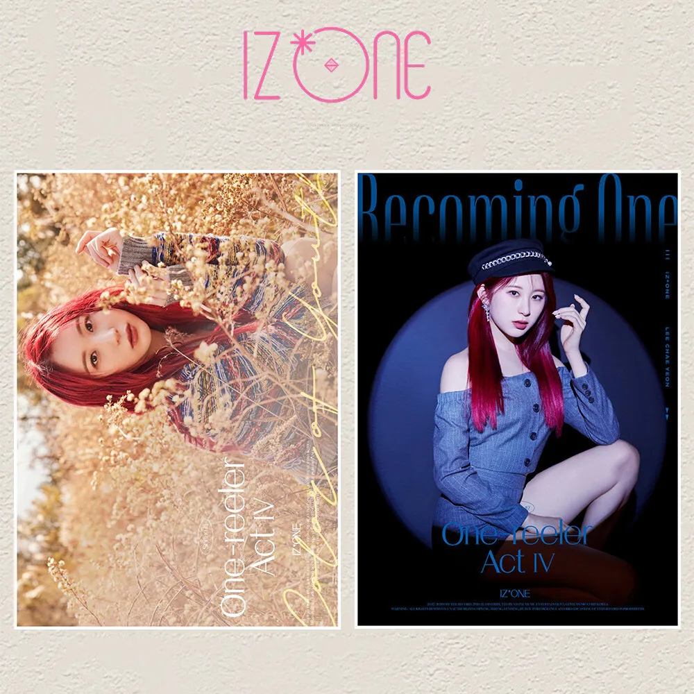 IZ * ONE Album One Reel Peripheral Pictorial Poster IZONE Same Style Photo Color Of Youth