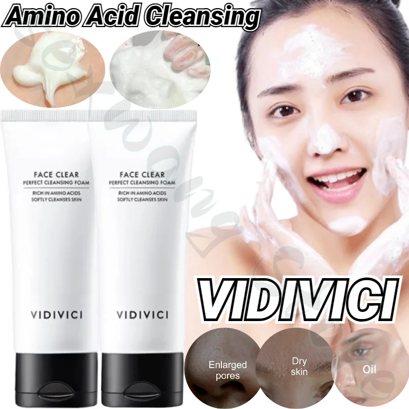 

Vidivici Amino Acid Cleanser 120ml Deep Cleansing Skin, Gentle Oil Control, Pore Shrinking Amino Acid Cleanser