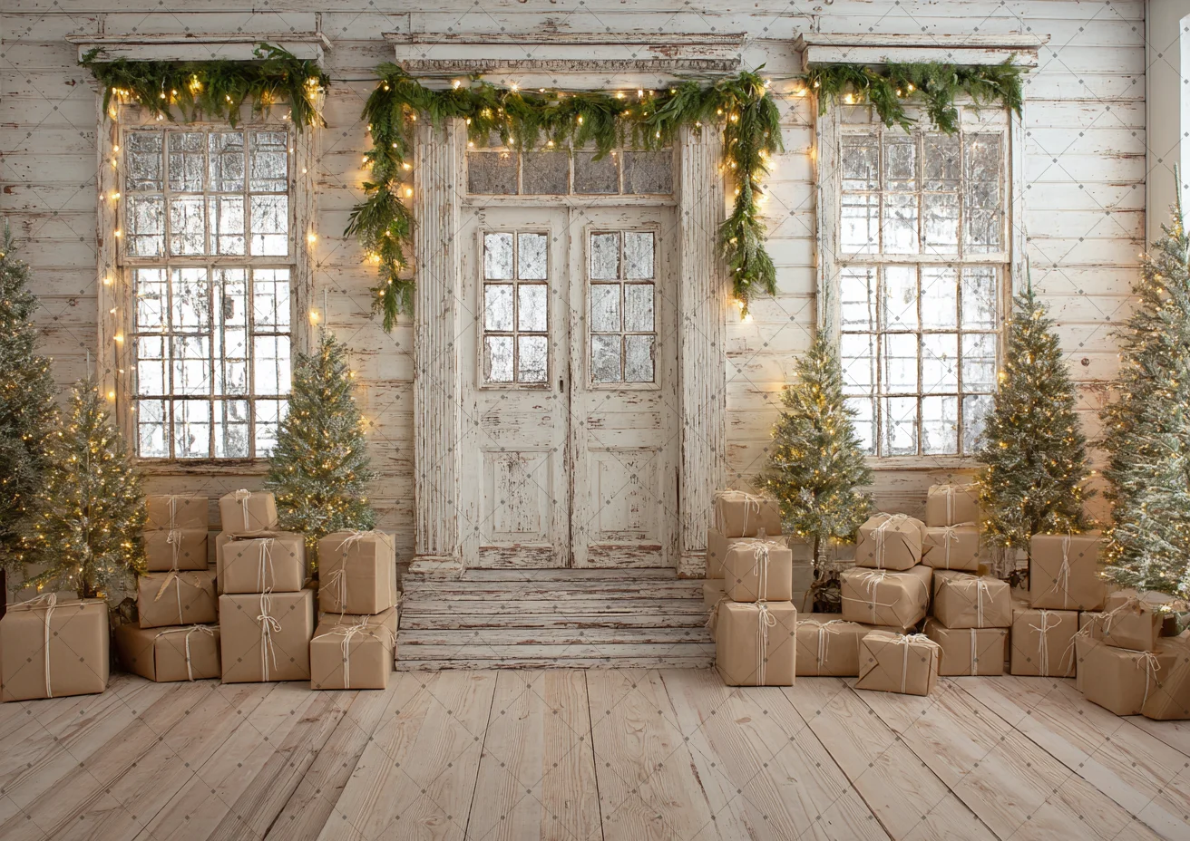 Vintage White Wooden Farmhouse - огляд і ціна Photography Lighting White Background