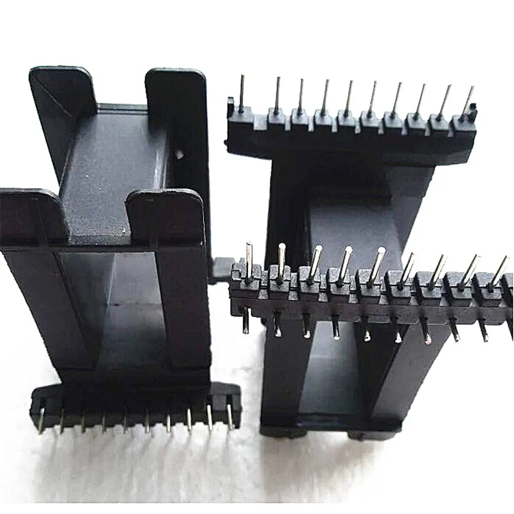 Power transformer EE55-21 EE55B ferrite  core and widenbobbin horizational 10+10 pins L pin1set/lot free shipping