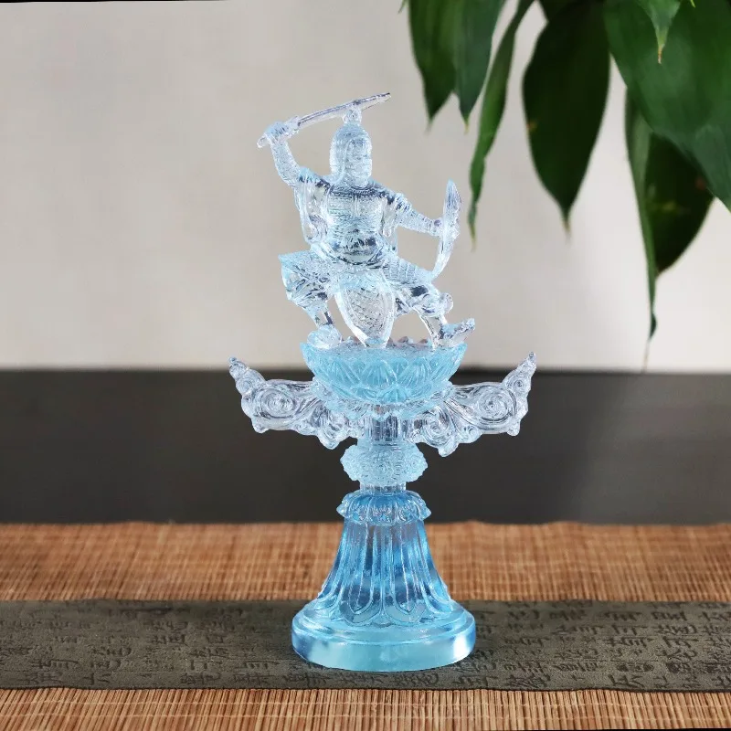Ritual Buddha Dharma Wheel King Seven Treasures Supplies Glazed Buddhist Hall Tibetan Buddhist Objects 3