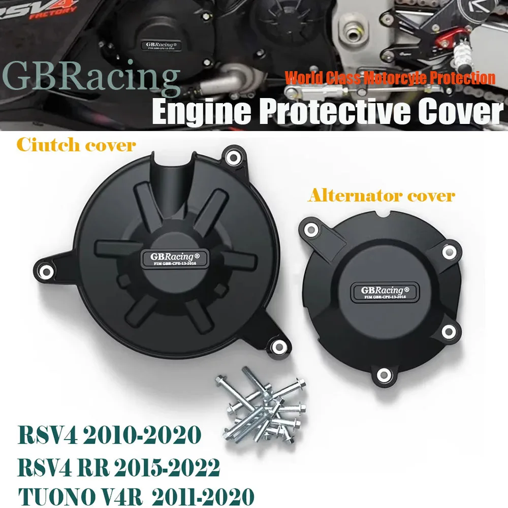 

Motorcycle Engine Cover Protection Set for Aprilia RSV4 RR 2015-2020 GBRacing