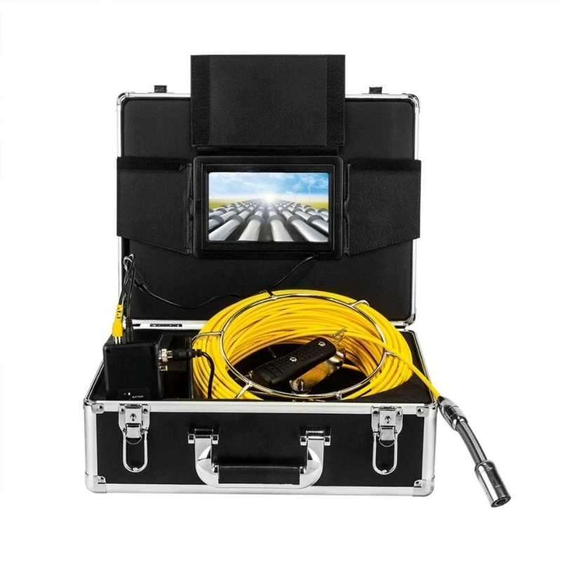 

1080P high definition industrial pipe inspection mirror 7 inch 9 inch with screen IP68 waterproof pipe endoscope, pipe detection