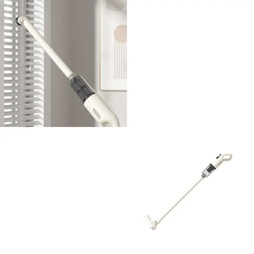 Radio Handheld Vacuum For Large Homes Multiple Face Brush Attachments Triplicate Sieving Structure Plastic Body