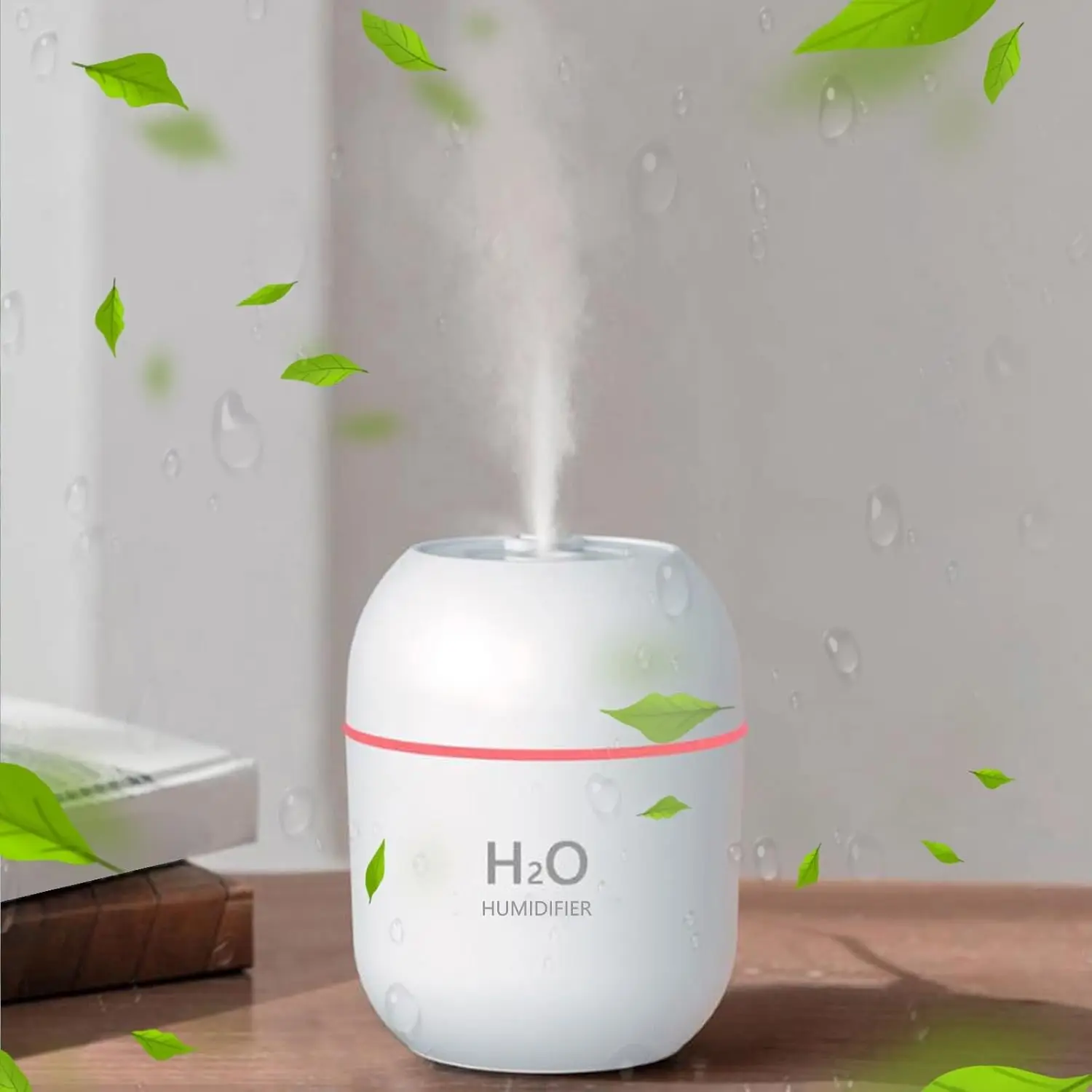 Humidifier Usb Rechargeable Humidifier with  night light  Office Desk Humidifier Bedroom Hydration Meter Portable Humidifier Dai