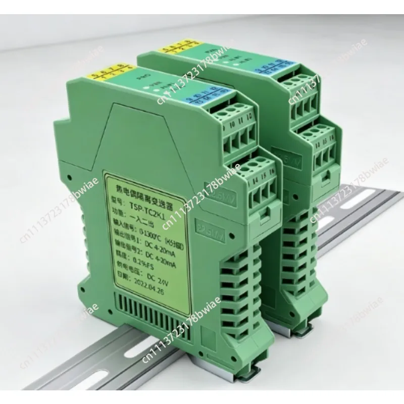 Smart PT100 RTD Temperature Transmitter Isolated Signal Conditioner 4-20mA Voltage Current Output