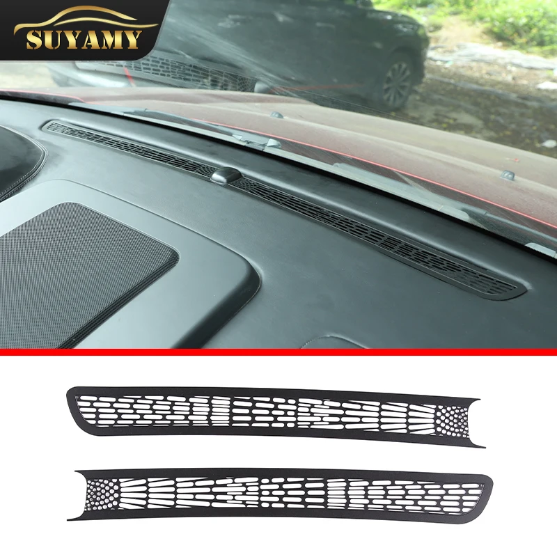 

2pcs Car Air Outlet Cover Anti-blocking Dustproof Dashboard Air Conditioning Vent Cover Net For Land Rover Freelander 2 2007-15