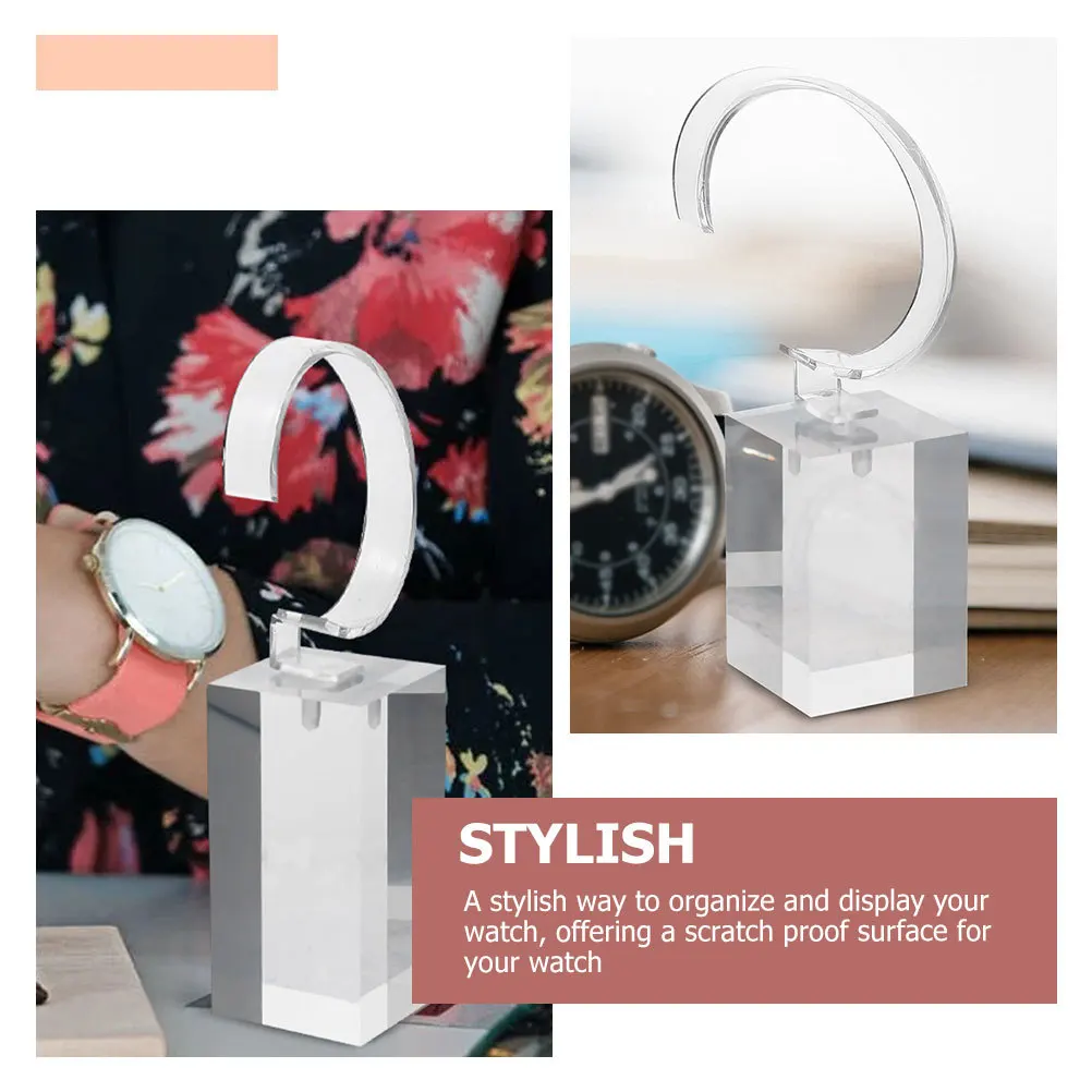 

Bangle Holder Bracelet Watch Display Stand Retail Rack Displays Clear Plastic Racks