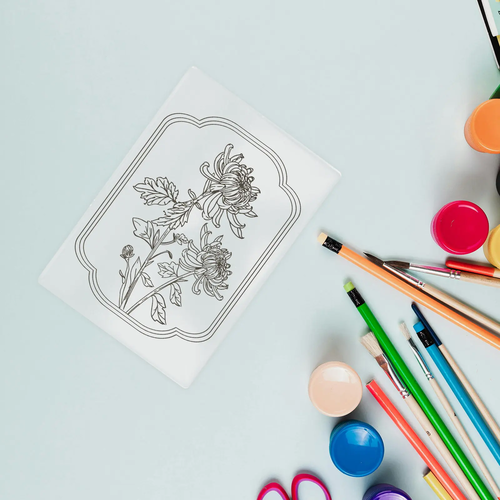 

Reusable Nonstick Gel Printing Plate Gel Pad for Monoprinting Scrapbooking DIY Art Transfer Tool Printing Supplies