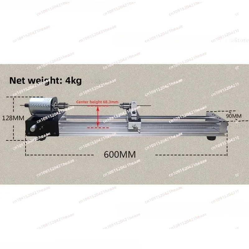 Suitable for Upgrade Multi-Function Simple Drilling Painting Polishing Guide Rail Punching Forward And Reverse Fish Float Lathe