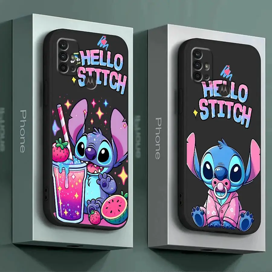 Disney Stitch Case for Motorola Moto G9 Plus Play Power G200 Edge 20 Pro Lite 30 Pro 30 Neo 40 Pro One Fusion Plus TPU Soft