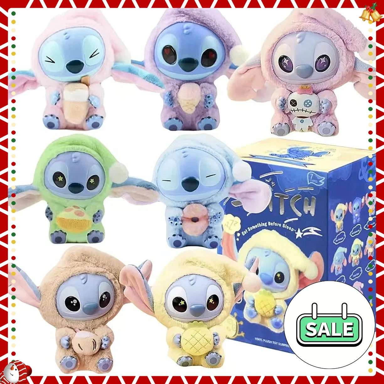 Stitch 2026 Animal Party Series Blind Boxes: Vinyl Plush Dolls, Cute Figurine Toys, Gift Series.