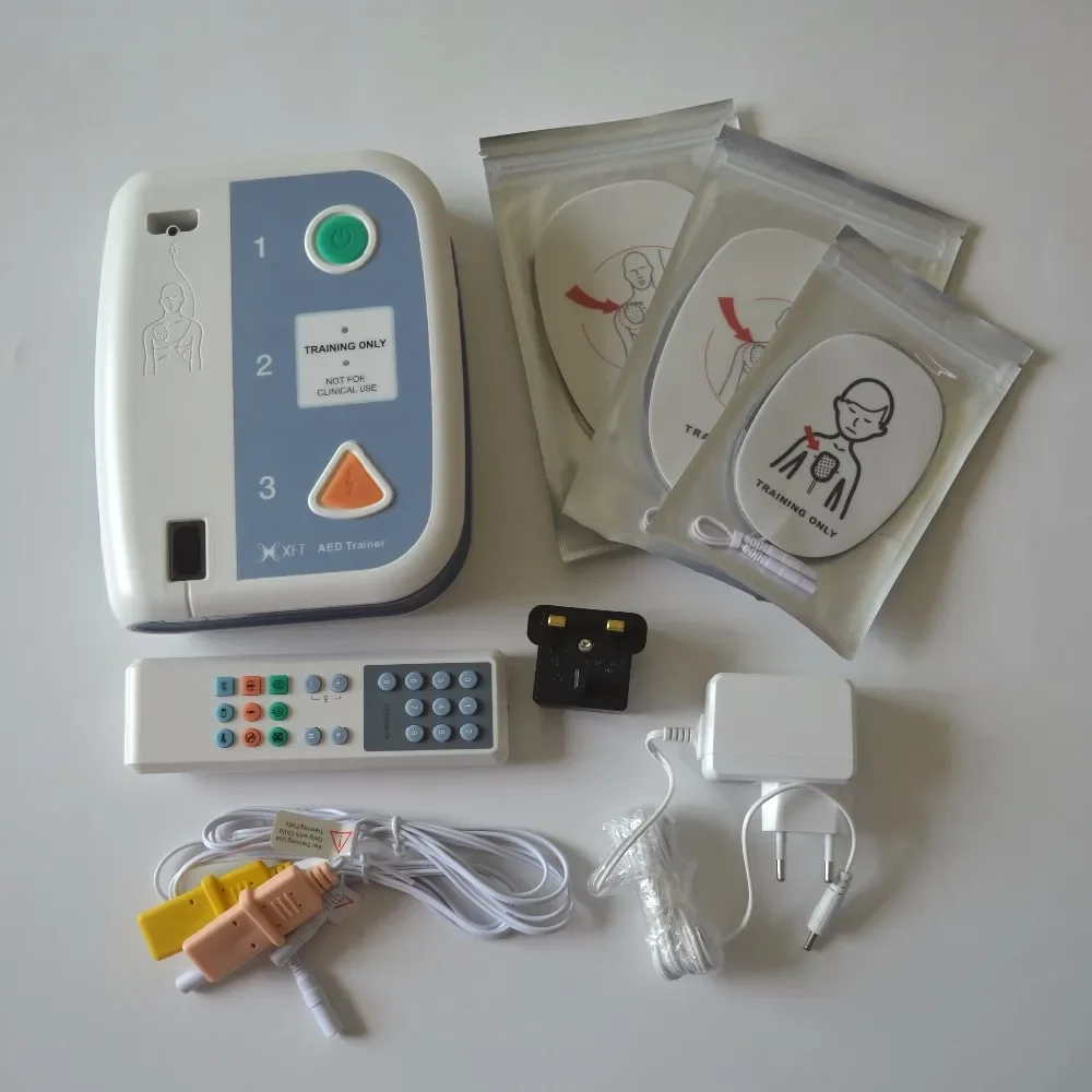 First Aid Device XFT-120C+ AED Trainer Automated External Machine Emergency CPR/AED Training Teaching Unit Health Care Tool