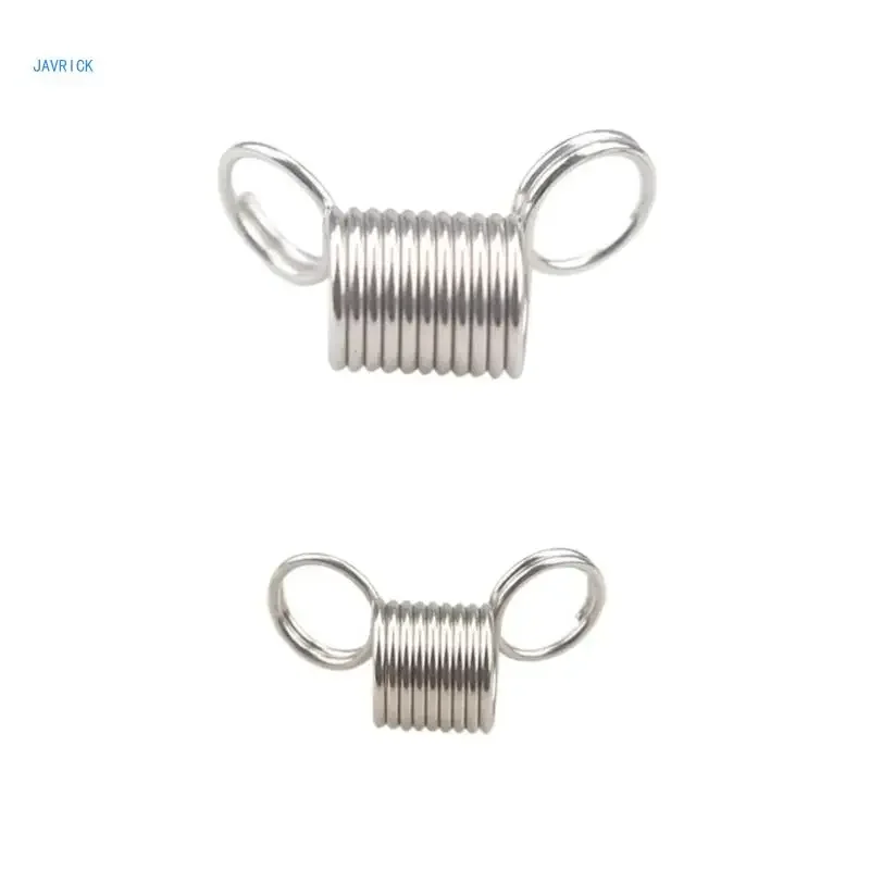 

10 Pcs Creative Bead Line End Stainless Steel Bead Stoppers Spring Crimp Ends