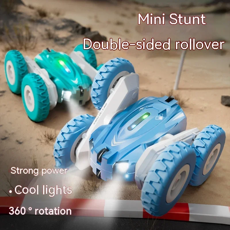 New Hot Selling Toy Twist Car Wireless Remote Control Car Double Sided Omnidirectional Drift Mini Stunt Children'S Companion Toy