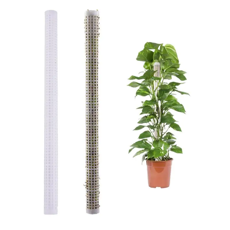 Plant Stake Supports Reusable Transparent Moss Pole For Plants Indoor Weather Resistant Potted Plant Sticks For  Climbing Plants