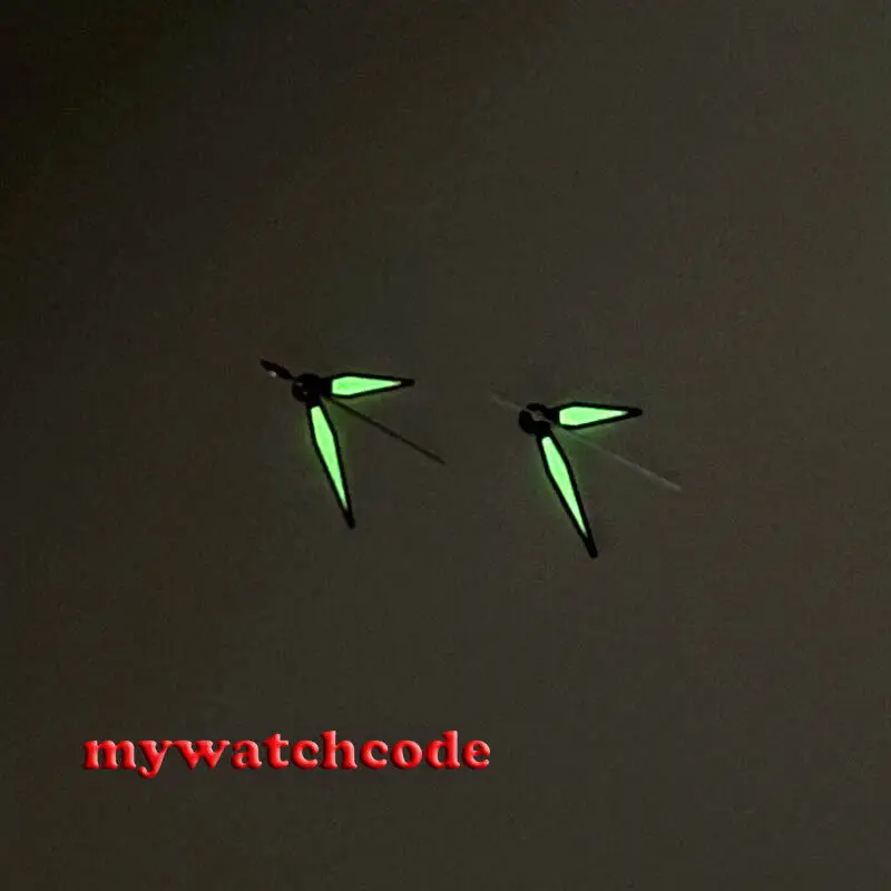 Reloj con borde negro, accesorio de pulsera compatible con movimiento NH35, NH36, 7s25, 7s35, 4r15, 4r35, 4r36