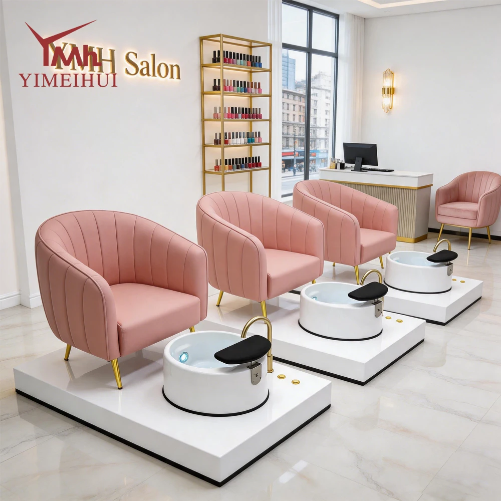 Beauty Spa Nail Salon Pedicure Chair Foot Basin Spa Pedicure Station