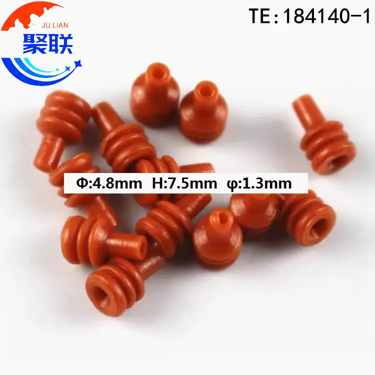 50pcs-10000pcs 184140-1 Outer Diameter Φ4.8mm Rubber Seal Inner diameter φ:1.3mm Wire Seal 184140 For Auto Connector