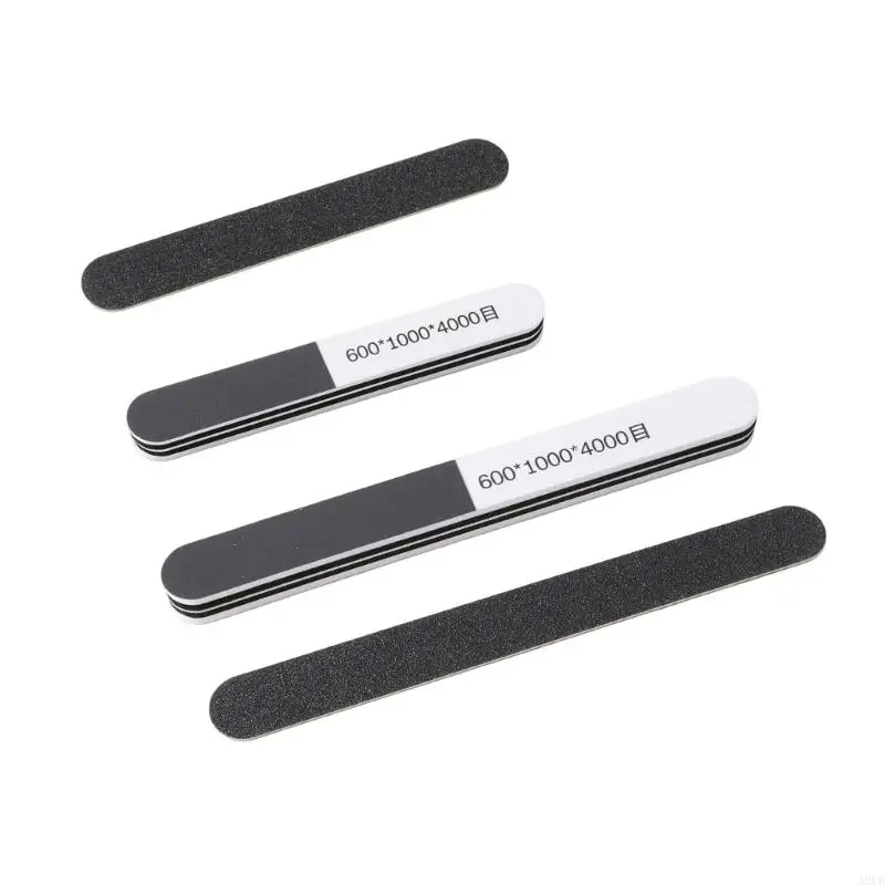 10pcs Model Sanding Tools for Detail Finishing, Narrow Hand Sanding Set for Trim Mark Cleanup, Seam Smoothing and Paint A2UB