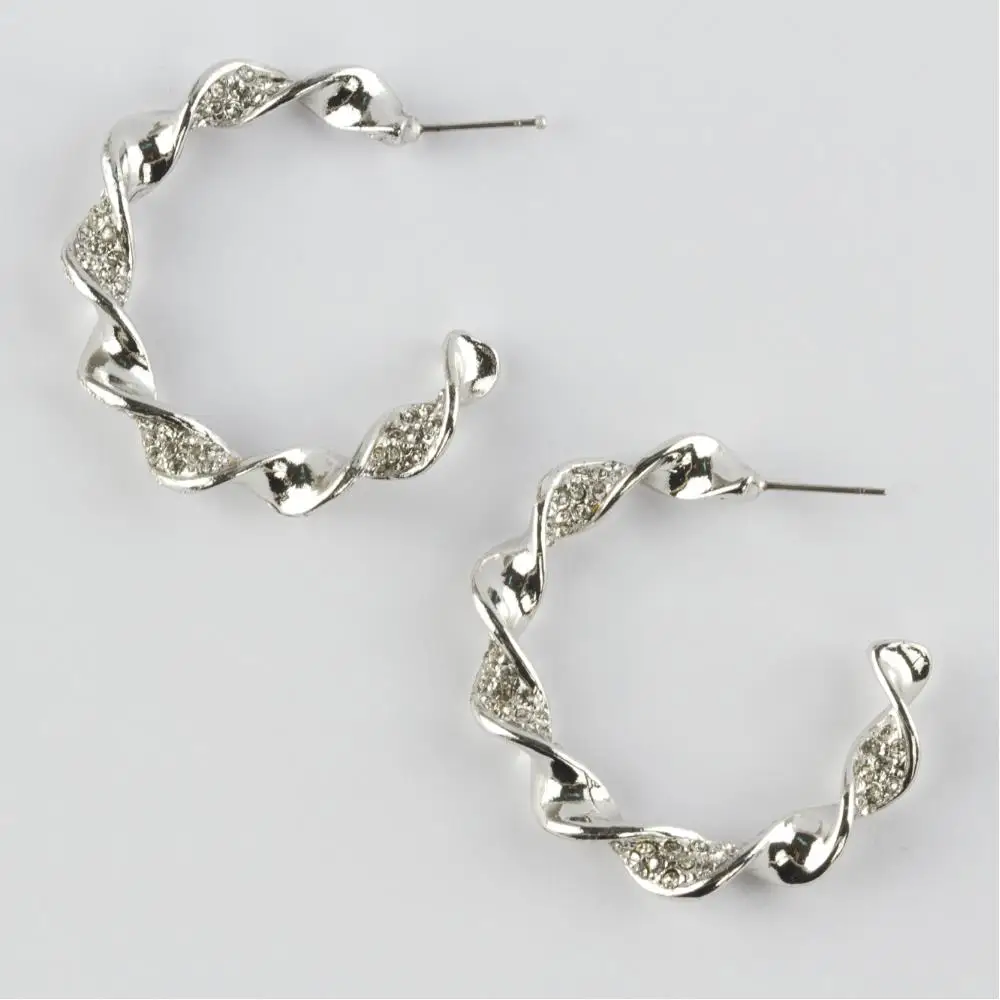 Cubic zirconia Hoop Earrings