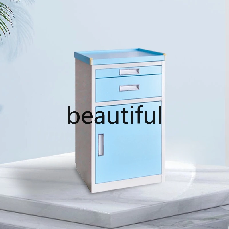 Steel bedside tables Hospital, lockers Movable ward drawers Bedside tables