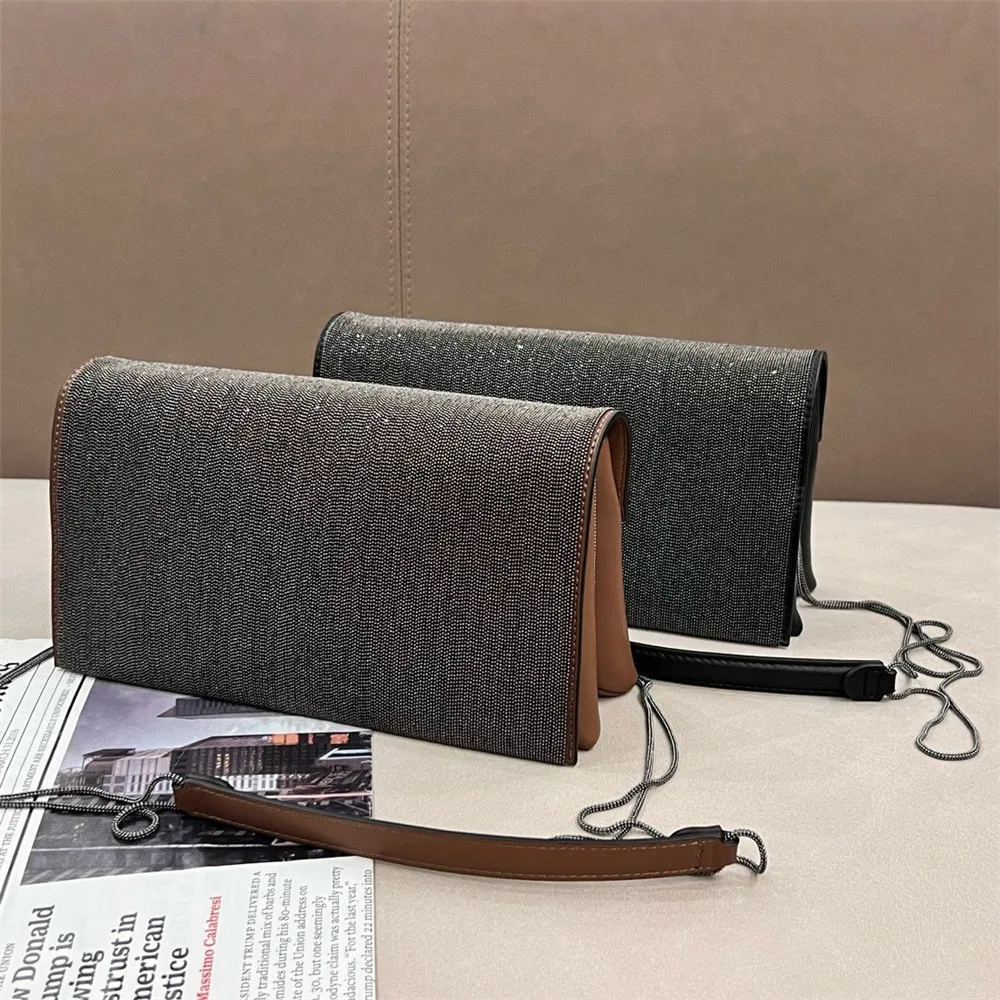 Women\'s Bags Fashion Versatile Of Chain Shoulder Crossbody Clutch Small Square Bag High Quality  26 * 15 * 7