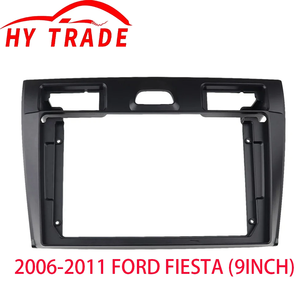 

2Din Car Radio Fascia for Ford Fiesta 2006-2011 DVD Stereo Frame Plate Adapter Mounting Dash Installation Bezel