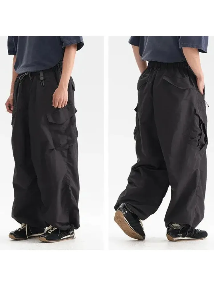 AliExpress NONE Loose Lightweight Outdoor Functional Cycling Pants Men Women Waterproof Quick Dry Techwear Wide Leg Cargo Pant Track Trouser