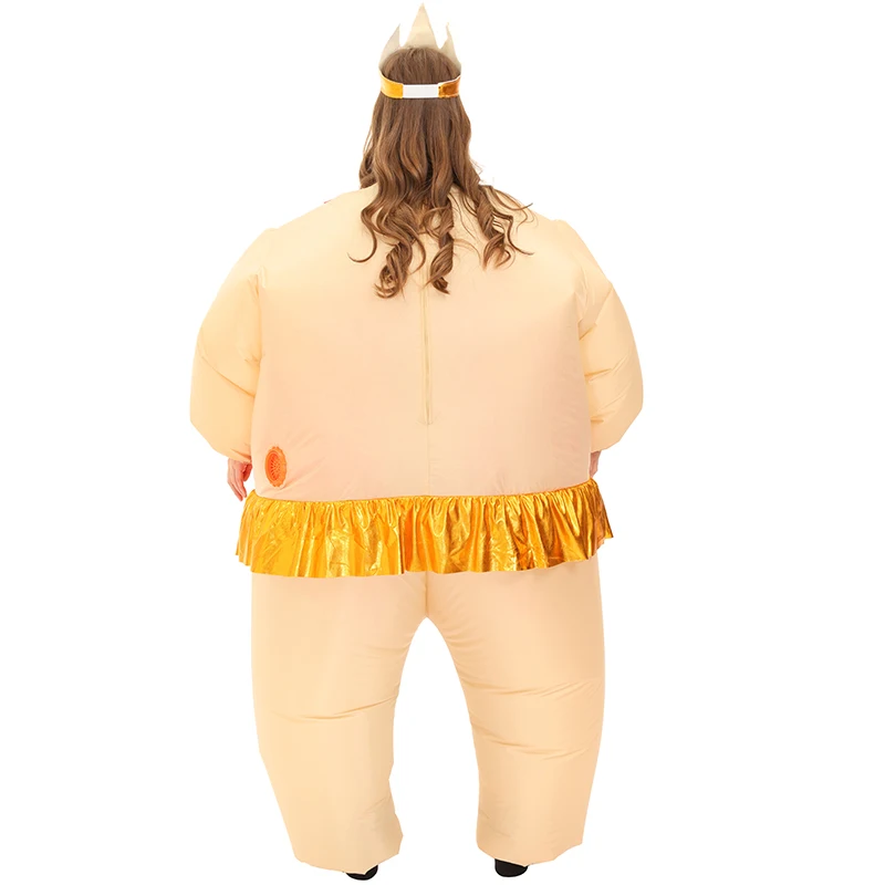 Adult Inflatable Ballet Clowns Costume Fit For Halloween Carnival Party Performance Funny  Joker Costume For Men Women