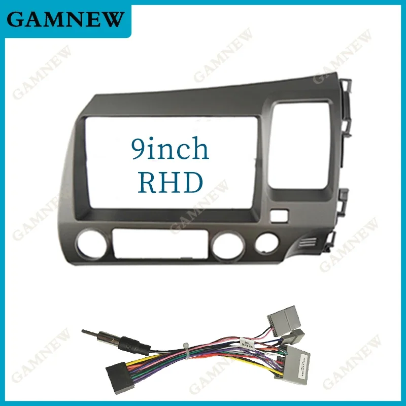 9 Inch 10 Inch Car Frame Fascia Adapter Android Radio Dash Fitting Panel Kit For Honda Civic G8 2006-2011