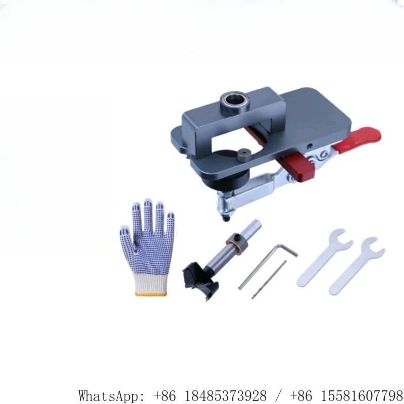 Woodworking 35mm Hinge Boring Jig Cabinet Door Hinge Drill Locator Hole Positioning Guide Furniture Installation Tool Set