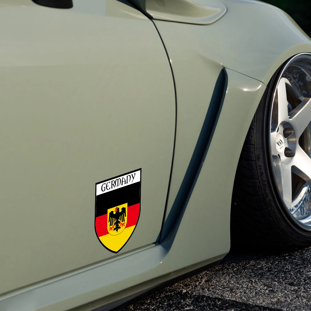 German Coat of Arms Car Stickers Auto Motorcycle DIY Decoration PVC Sticker Waterproof Styling Decals Car Exterior Accessories