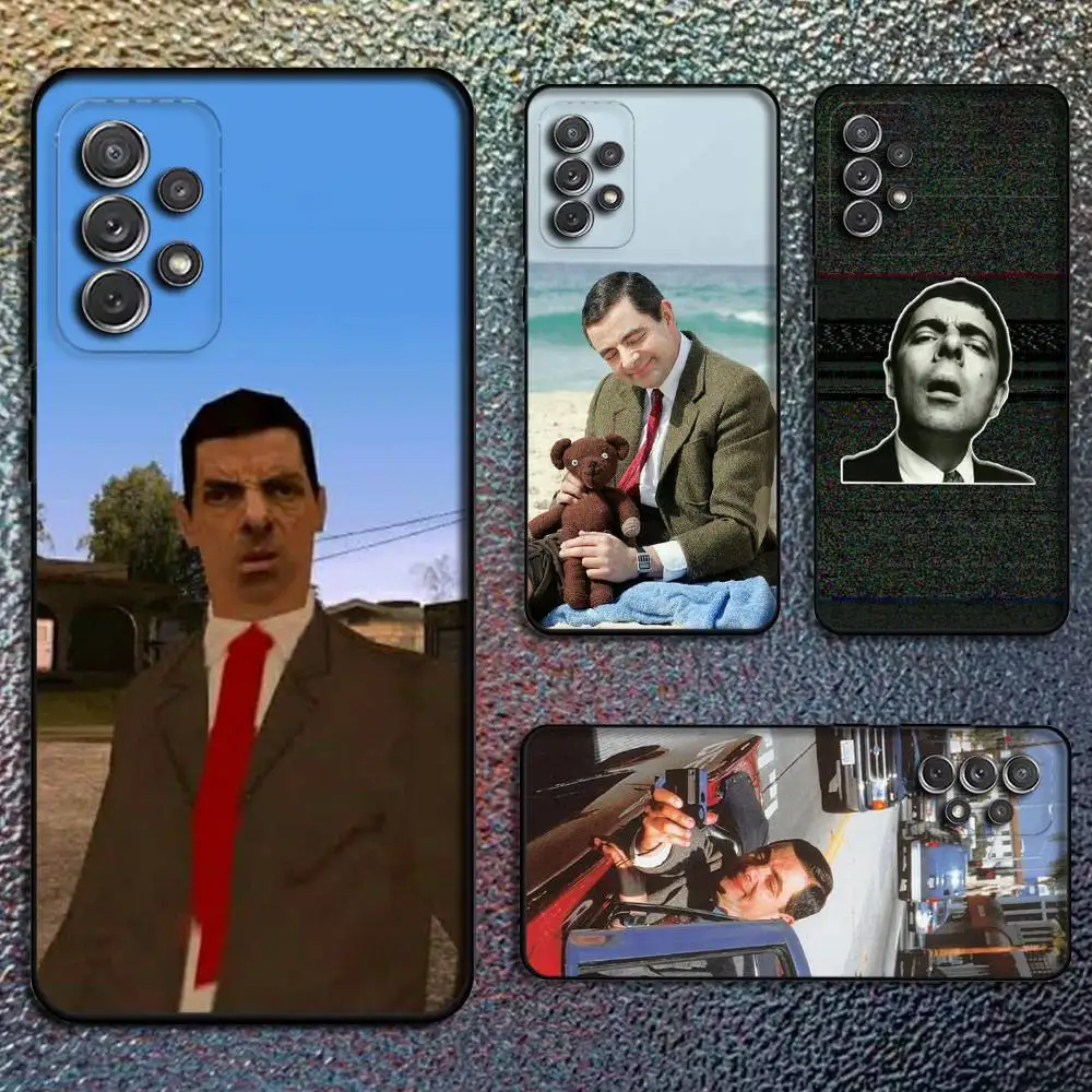 

Funny Mr B-BeanS Phone Case For Samsung S25,S24,S21,S22,S23,S30,Ultra,S20,Plus,Fe,Lite,Note,10,9,5G Black Cover
