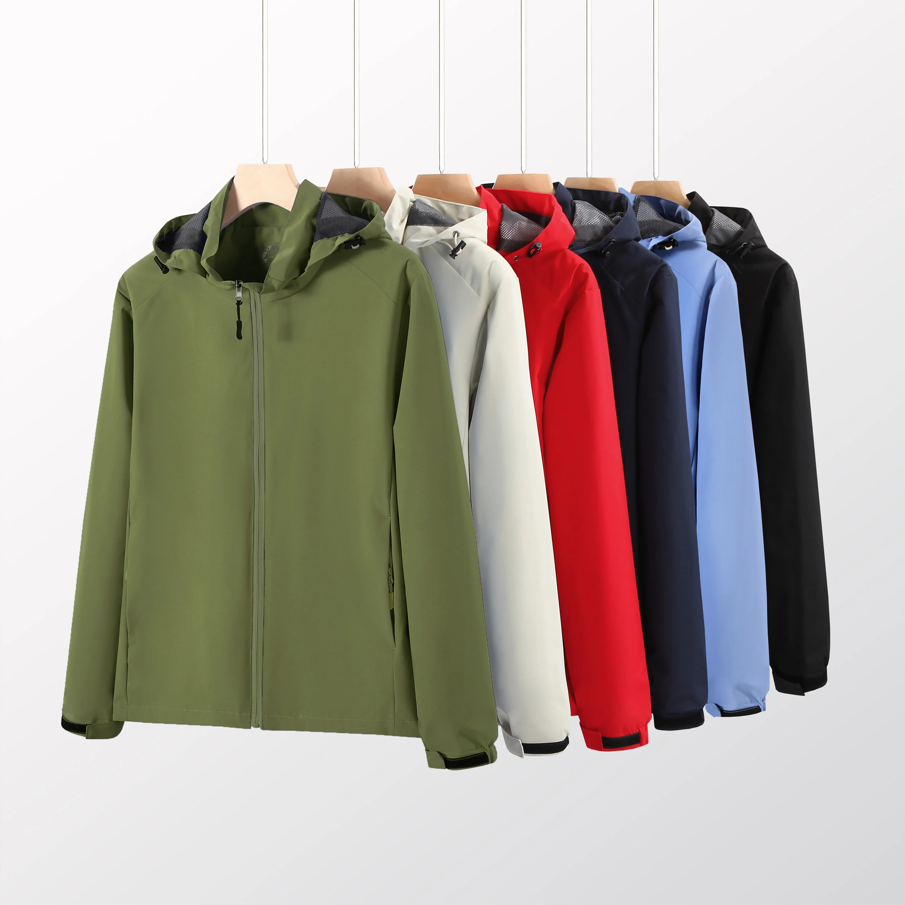 

Мужская куртка с капюшоном, повседневная дышащая легкая весенне-осенняя тонкая спортивная куртка на открытом воздухе